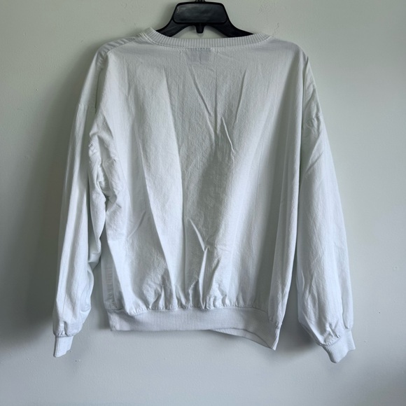 Vintage 80s Sunset Beach Fins Sweatshirt Retro Surf Graphic Pullover Van Clover - Picture 6 of 6